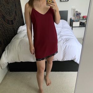 Forever21 burgundy dress